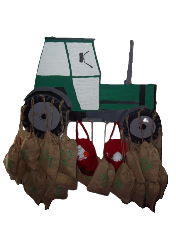 Gestalte einen einzigartigen Trecker-Adventskalender!